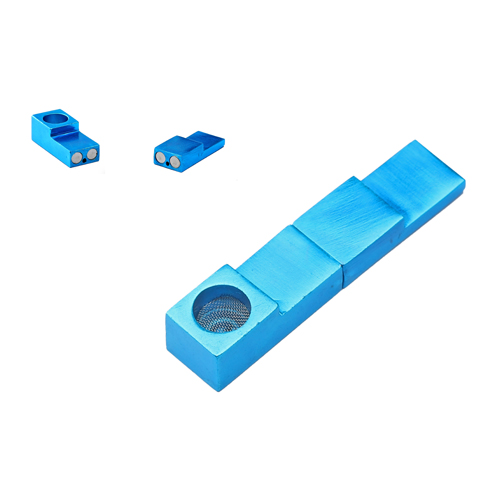 Magnetic Pipe, Tic Tac, approx. 7.5 Cm, Blue