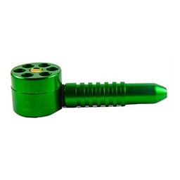 [MP105GR] Six Shooter Pipe, approx. 12 Cm, Green