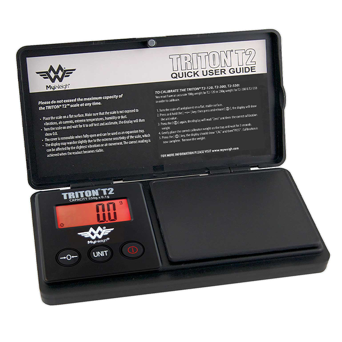 Digitalwaage TRITON T2, 550g x 0,1g, remov. Cover