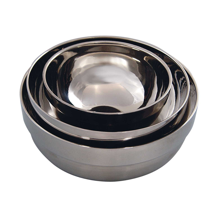 [SOLO86] STAILESS STEEL BOWL SET (14cm, 18cm, 20cm)
