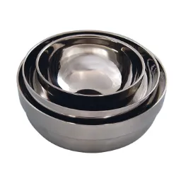 [SOLO86] STAILESS STEEL BOWL SET (14cm, 18cm, 20cm)
