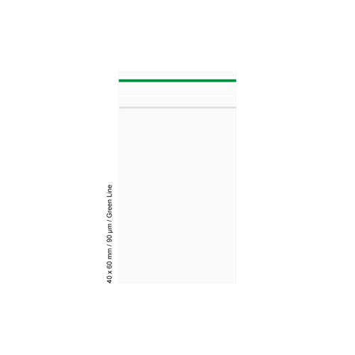 [LD469GL] Poly Bag 4 X 6 Cm, 90 Microns, Pack Of 500, Green LINE