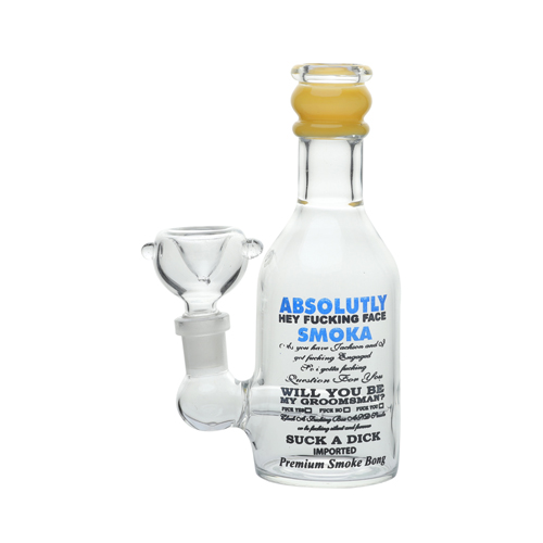 Glasbong, Absolute Wodka, 16cm