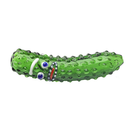 [SSC10328] Glass Pipe, Cucumber Pipe, approx. 10.5 cm