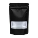 Small WINDOW Mylar Bag, 140 X 85 Mm, Pack Of 50, BLACK
