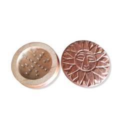 [WN105SUN] Wooden Grinder, 60 mm Ø, SUN, 2-piece