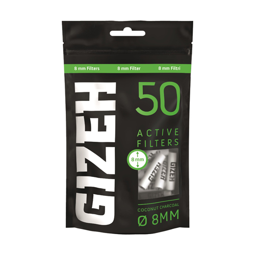 [ZU4REG] GIZEH Black Active Filter Regular, 1x50, 8mmø