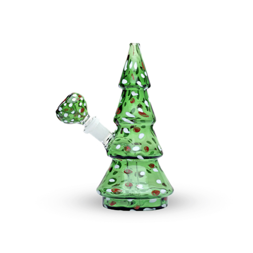[SSC10342] Glass Bong, Christmas Tree, 18 cm