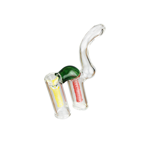 GLASS Color Pipe - approx. 15.5 cm High