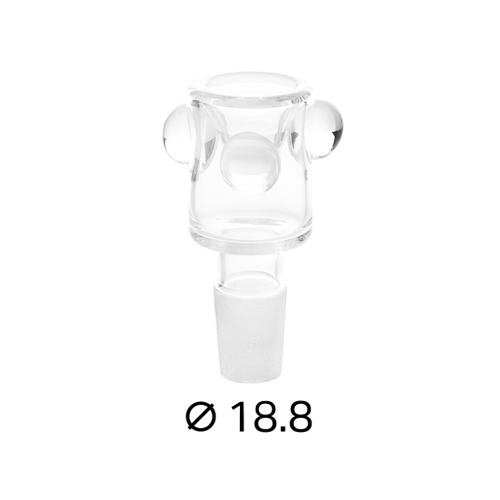 GLAS-Steckkopf,18.8er, Noppen
