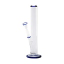 Glass Bong, 18.8 mm, 40 Cm, Blue Edges, 55 mm Ø (GB51AFB)