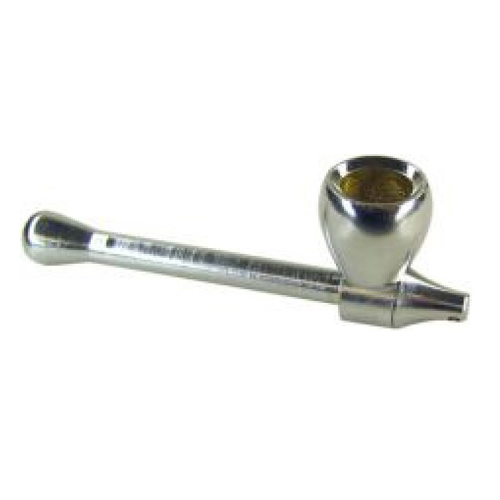 Mushroom Pipe, approx. 9cm, Silver