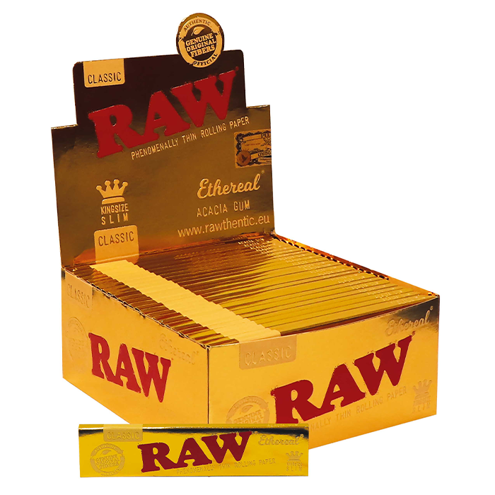 RAW KS Slim Papers "GOLD", VE50, 32 Leaves