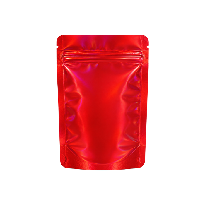 [MB14085RDHOL] Mylar-Beutel, 140 × 85 mm, VE 50, rot, holografisch