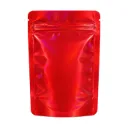 Mylar Bag 140 X 85 Mm, PU50, Red HOLOGRAPHIC