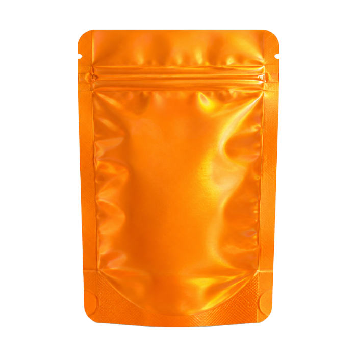 [MB14085ORHOL] Mylarbeutel 140 x 85 mm, VE50, ORANGE HOLOGRAPHIC