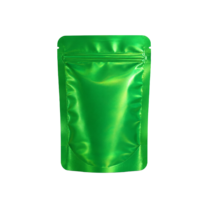 [MB14085DGRHOL] Mylar-Beutel, 140 × 85 mm, VE 50, dunkelgrün, holografisch