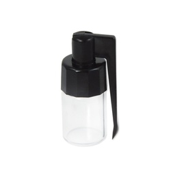 [DOS32] Glass Jar Incl. Spoon, Quick Hit, 5 Pieces, Clear