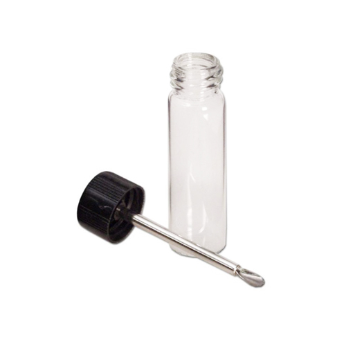 Glass Jar With Spoon, Clear, 5 Pieces, 5 Ml Each