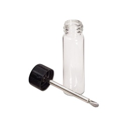 [DOS51] Glass Jar With Spoon, Clear, 5 Pieces, 5 Ml Each