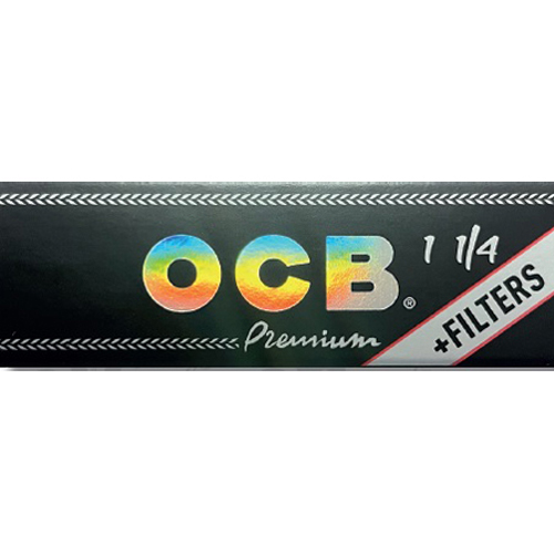 [ZI3P14TP] OCB Black Premium 1 1/4 With Filter Tips, VE 24