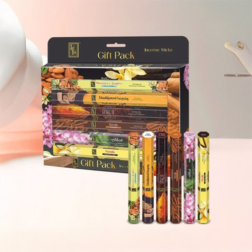 [ZBGB1] Incense, Zed Black, Gift Pack, 6 Assorted Packs