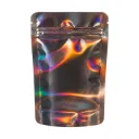 Mylarbeutel 140 x 85 mm, VE50, Schwarz HOLOGRAPHIC
