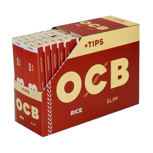 [ZI3RICTS] OCB RICE, Slim King Size mit Tips, VE32