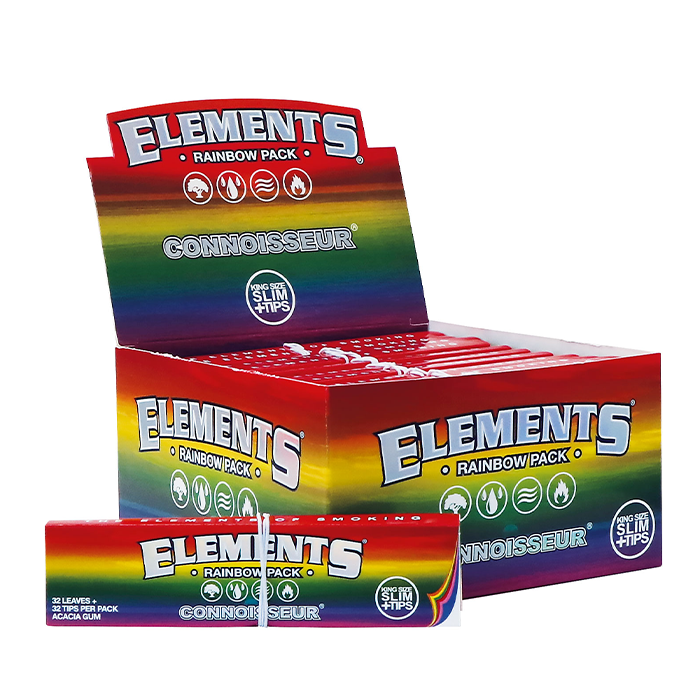 ELEMENTS KS Slim RAINBOW+TIPS, VE50