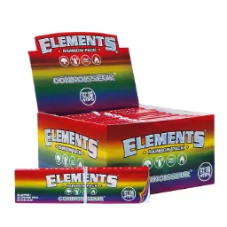 [ZI2ERAT] ELEMENTS KS Slim RAINBOW+TIPS, VE50