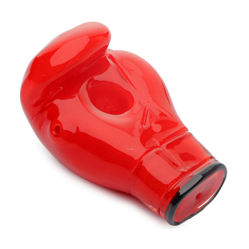 GLASS HAND Pipe Red, 10 Cm, 1 Piece