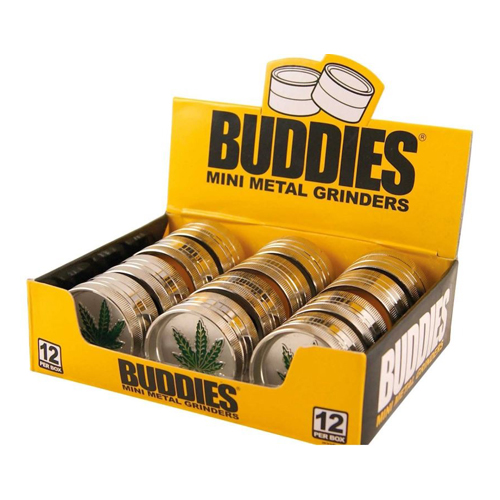 [WN54BUD] BUDDY Metal Mini Grinder - BOX, 40mmø, 2-piece