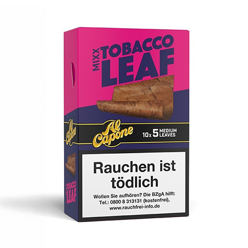[ALCAMIXX] Al Capone Tabak Leaf Wraps MIXX, 10 x 5 LEAFS