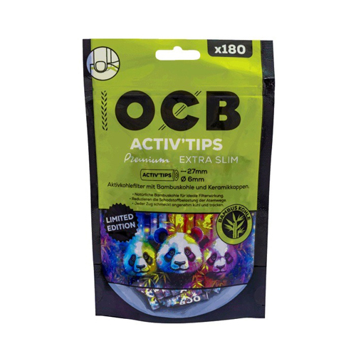 OCB Activ'Tips Extra Slim, 6 mm Ø, 180 Stück