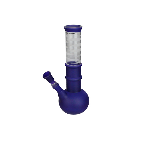 Glass Bong, 14.5 mm, 24 Cm, Blue, 42 mm Diameter