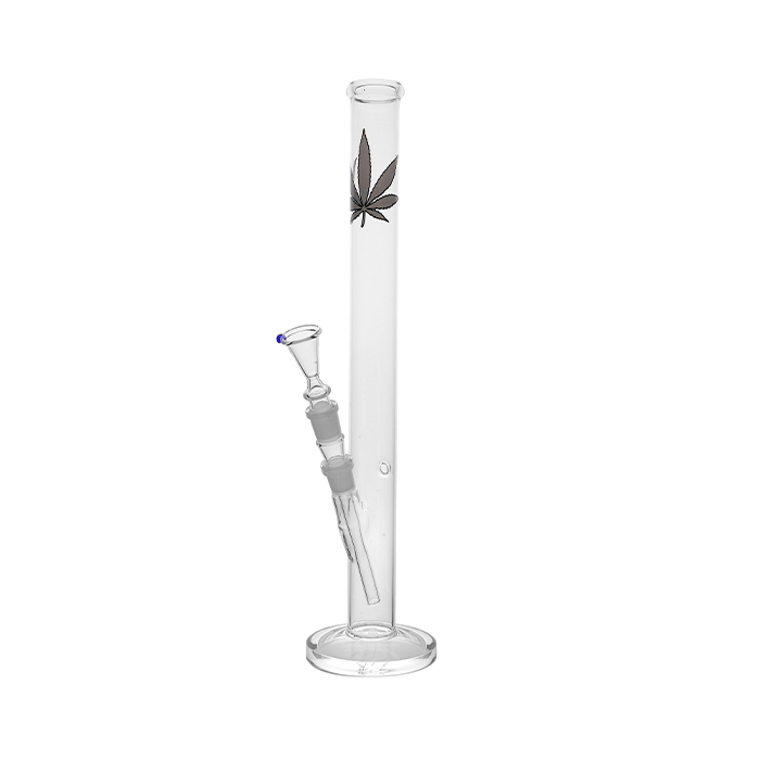 Cylinder Glass Bongs, 46cm High, 18.8mm, 42mmø