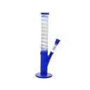 Glass Bong - 14.5 mm - 35 cm - Blue, 42 mm Ø