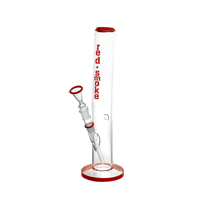 Glass Bong - 18.8 mm - 40 cm - Red Smoke