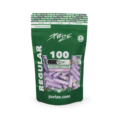 PURIZE Carbon Filter PURPLE 1x100, 9mmø Regular