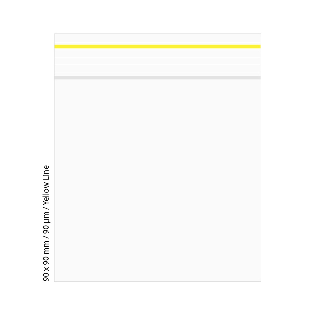 [LD999YL] Poly Bag 9 X 9 Cm, 90 My, Pack Of 500, Yellow LINE