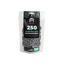 KAILAR Activated Charcoal Filters, Small Size Star Paper, 5.9 mm Ø, VE 250, Black