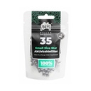 KAILAR Activated Charcoal Filters, Small Size Star Paper, 5.9 mm Ø, VE 35, Black