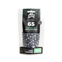 KAILAR Activated Charcoal Filters, Small Size Star Paper, 5.9 mm Ø, VE 65, Black
