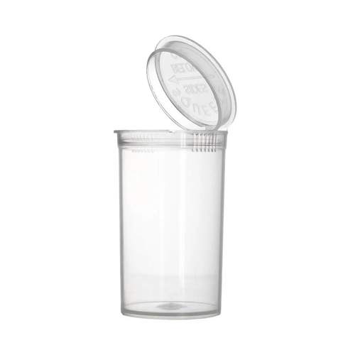 Pop-Top Squeeze Dose, 70 mm, Clear, VE 1