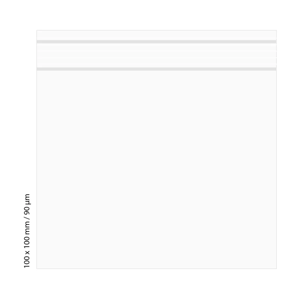 [LD10109] Poly Bag 10 X 10 Cm, 90 My, Pack Of 500, Plain Clear