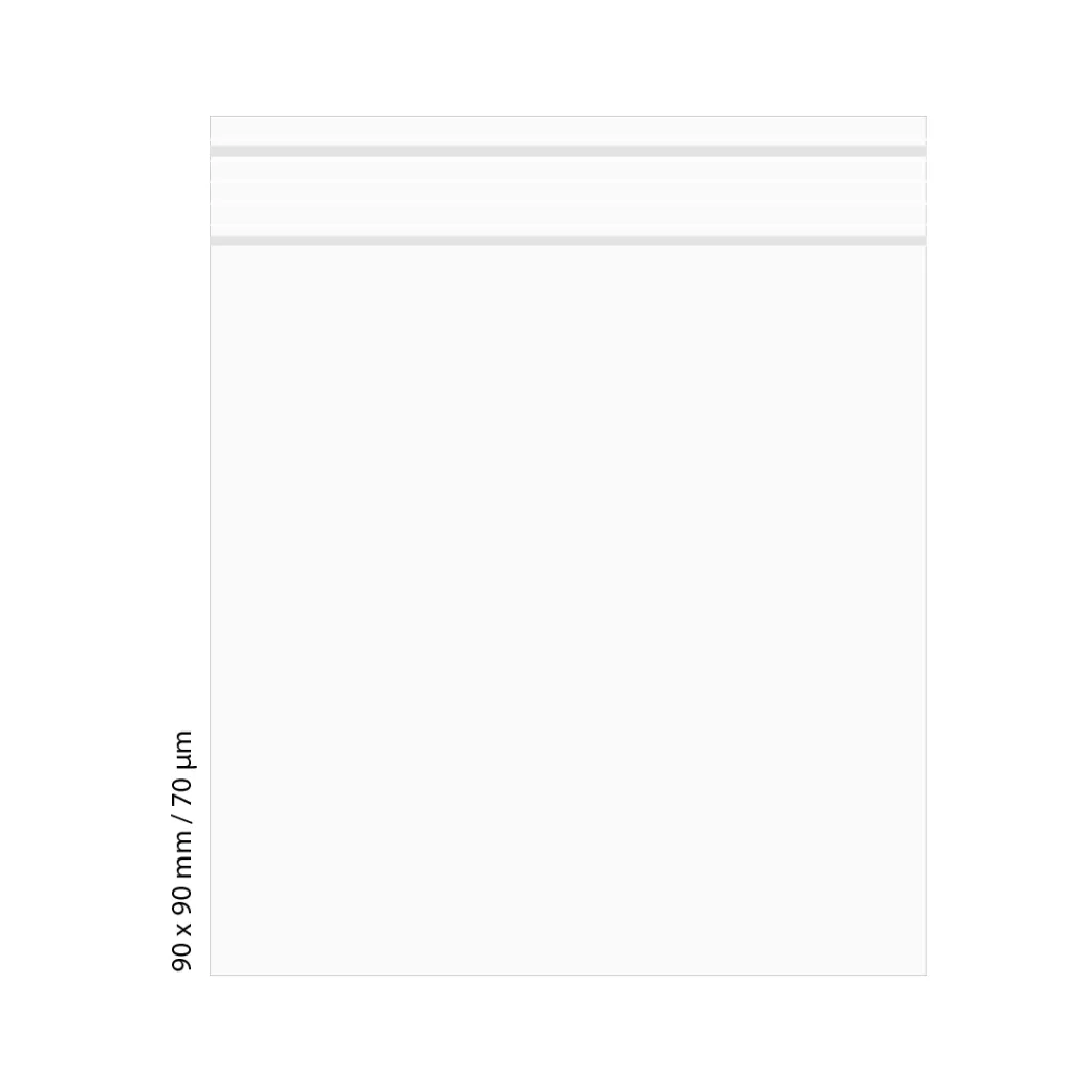 [LD997] Polybeutel 9 × 9 cm, 70 Mikron, transparent, 500 Stück