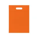 Orange Einkaufstaschen, 40 × 55 cm, Packung mit 100 Stück