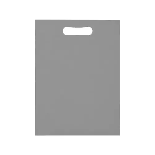 Graue Einkaufstaschen, 35 × 50 cm, Packung mit 100 Stück