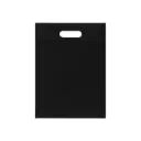 Schwarze Einkaufstaschen, 20 × 30 cm, Packung mit 100 Stück