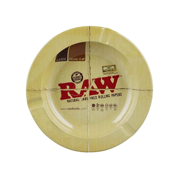 [ASHRAW] RAW Classic Metall-Aschenbecher – Organic Hemp Design